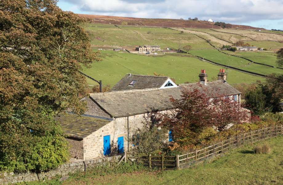 The buildings in Autumn